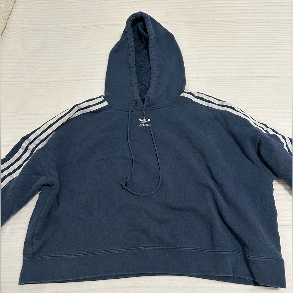 Adidas blue hoodie